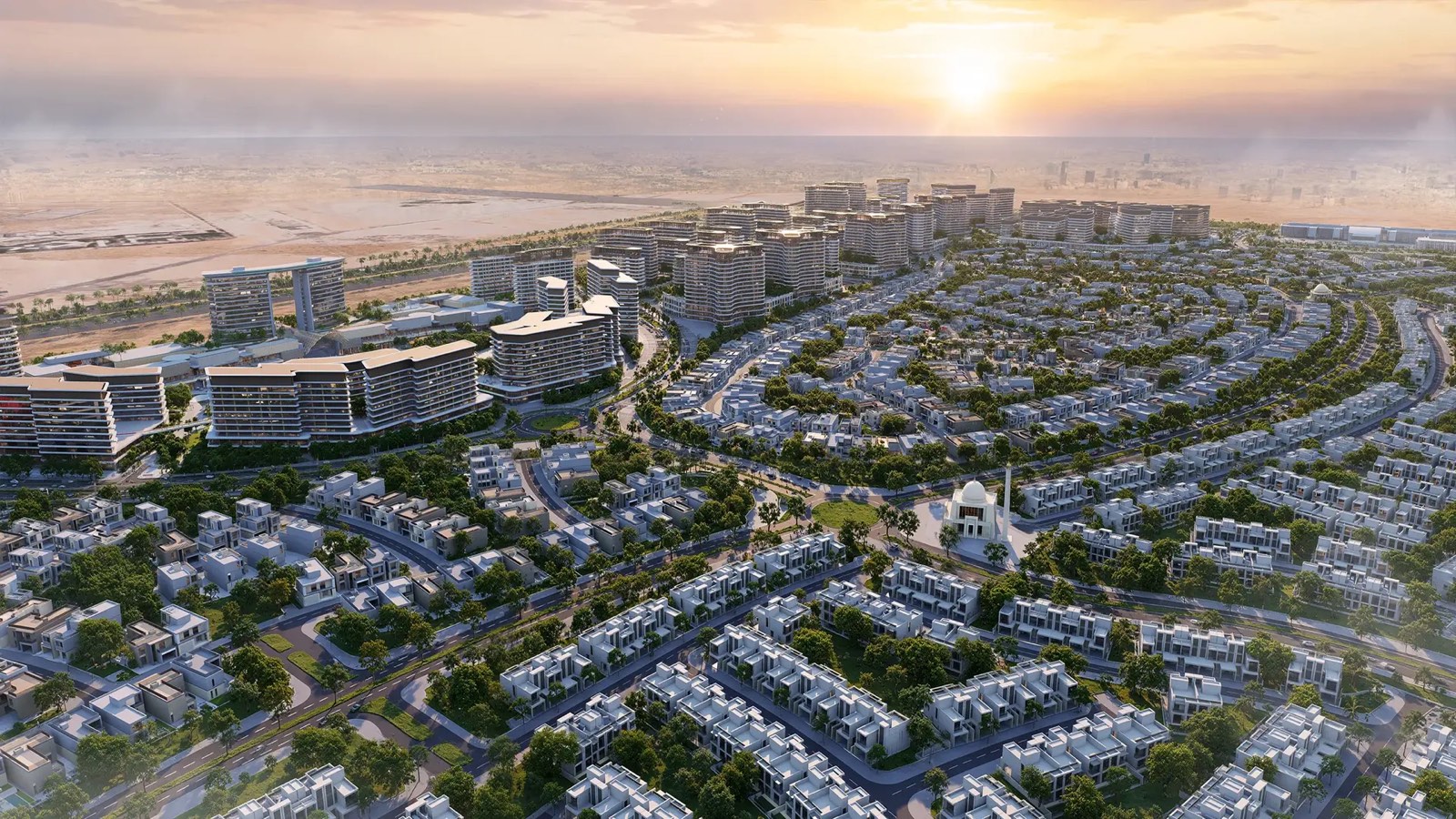 Sobha Sanctuary masterplan — aerial view